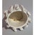 5.9" by 7" by 6.7" One-of-a-Kind Neutral Palette Hand Built Glazed Ceramic Planters by Diane Grant - Set of 2 / Plant Stands For Sale - Image 4 of 12
