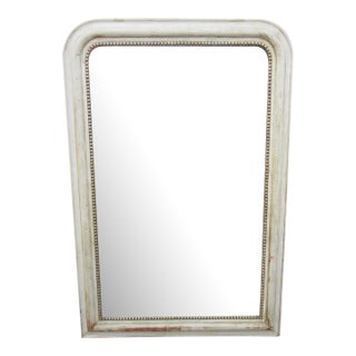 Antique French Painted Louis Philippe Mirror For Sale