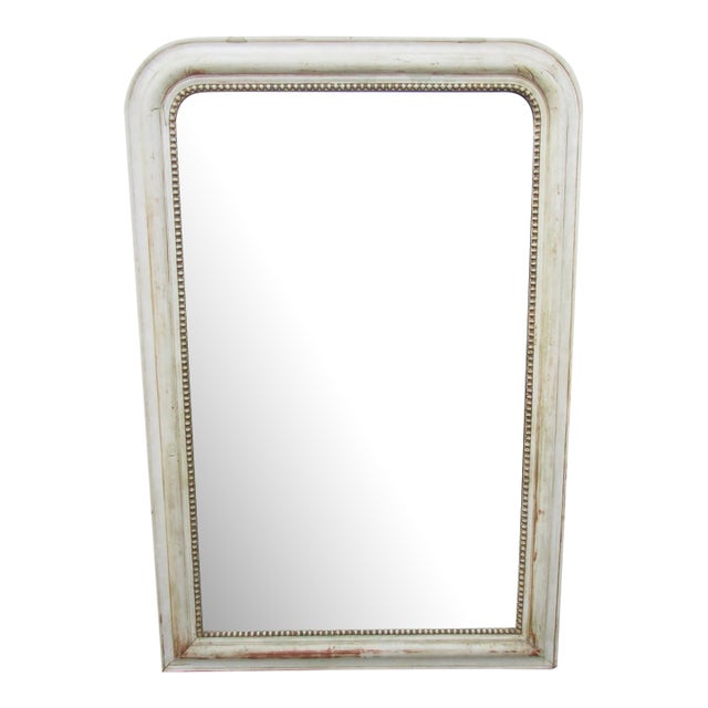 Antique French Painted Louis Philippe Mirror For Sale