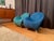 Blue Set of Papageno Armchairs by Jan Armgardt for Leolux, Netherlands, 1996 For Sale - Image 8 of 18