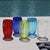 Collection for the table in clear colored glass. It includes tumblers for water and soft drinks, wine glasses, flute...