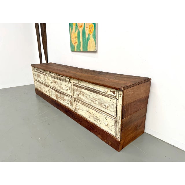 Large Antique Haberdashery Cabinet, 1900s For Sale - Image 12 of 18