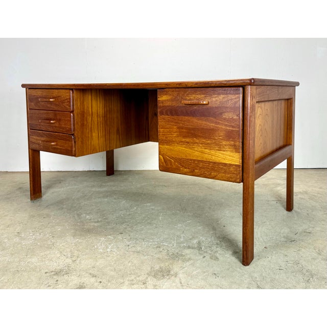 1970’s Mid Century Danish Modern Teak Desk by Vi-Ma Mobler For Sale - Image 12 of 12