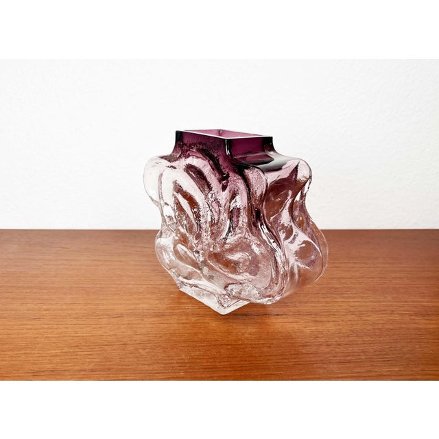 Mid-Century Modern Art Glass Vase by Kai Blomqvist for Kumela, Finland, 1960s For Sale - Image 4 of 18