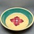 Vintage Watt Pottery Yelloware “Cross Hatch Pansy” 14 1/2” Serving Bowl For Sale In New York - Image 6 of 8