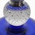 Pairpoint Epns Cobalt Art Glass Tazza With Controlled Bubble Knop For Sale - Image 9 of 13