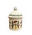 A charming, petite lidded jar by Portmeirion. Features Speedwell botanicals surrounded by butterflies on a white ground....