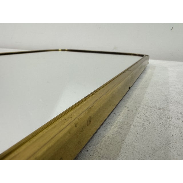 Vintage Brass Mirror by Munchner Zierspiegel, 1960s For Sale - Image 6 of 13