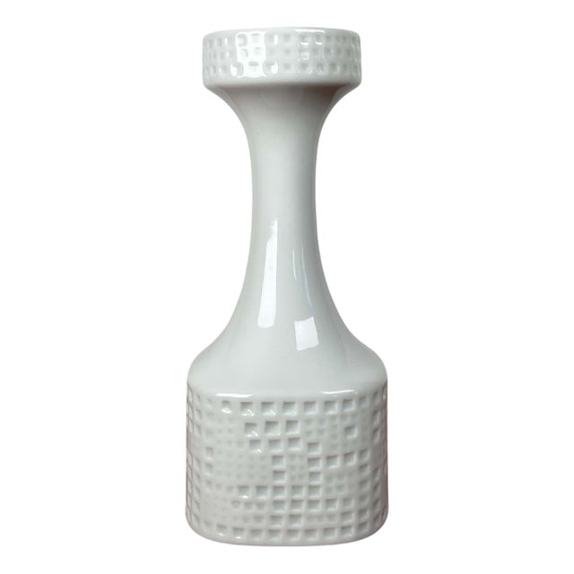 Vintage German Porcelain Vase by Hans Achtziger for Hutschenreuther, 1970s For Sale