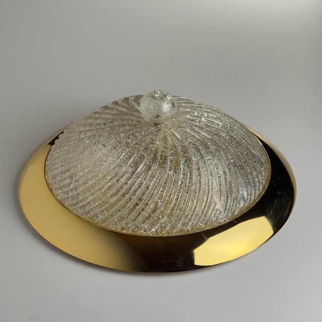 Vintage Murano Ceiling Lamp, Italy 1980s For Sale - Image 4 of 18
