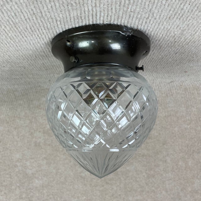 19th Century Antique Swedish Art Nouveau Ceiling Lamp, 1890s For Sale - Image 5 of 5