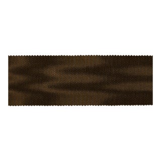 Schumacher Dutchess Tape in Espresso For Sale