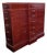 Rare Kittinger Architectural Cherry Freestanding 18-Drawer Commode, Late 20th Century For Sale