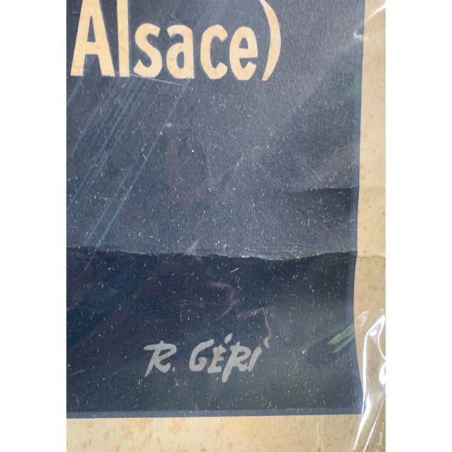 Bugatti Litho Automobiles and Railcars Poster by R. Geri, 1935 For Sale - Image 4 of 8