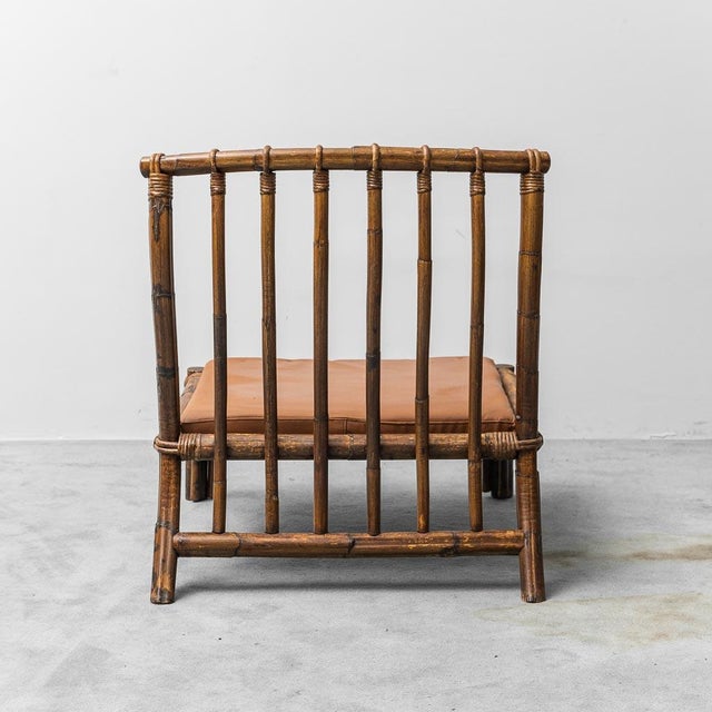 Brown Wooden and Eco-Leather Armchairs from Alberto Smania, 1970s, Set of 2 For Sale - Image 8 of 12