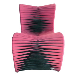 Retro - Pristine Seat Belt Violet Dining Chair From the Phillips Collection For Sale