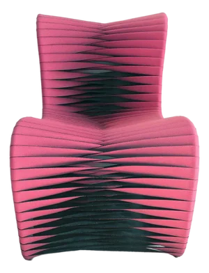 Retro - Pristine Seat Belt Violet Dining Chair From the Phillips Collection