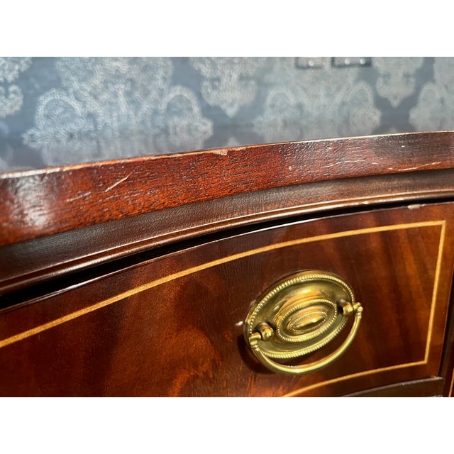 Wood Hickory White Mahogany Sideboard For Sale - Image 7 of 7