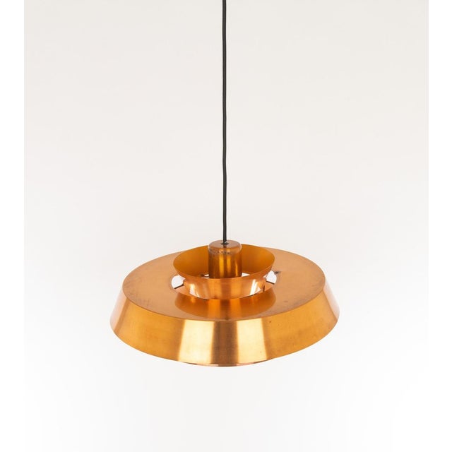 Copper Nova Pendant by Jo Hammerborg for Fog & Mørup, 1960s For Sale - Image 5 of 7