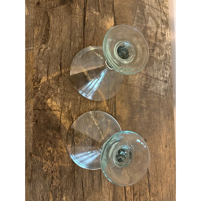 2010s Handblown Martini Glass Set - 2 pcs For Sale - Image 5 of 7