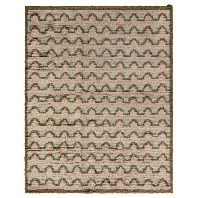 Vintage Swedish Pile Rug by Sigvard Bernadotte at Doris Leslie Blau For Sale