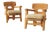 Pine Lounge Chairs by Stig Sandqvist, 1960s, Set of 2 For Sale