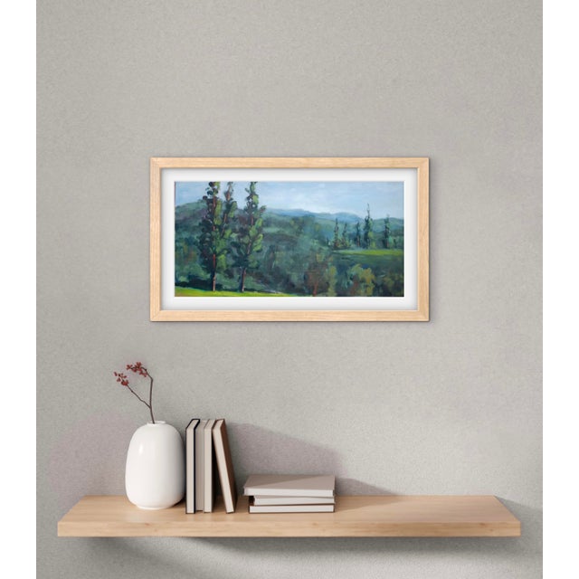 Modern Oil Painting Landscape - Campground View For Sale In Reno/Lake Tahoe - Image 6 of 7