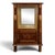 Oak Display Cabinet with Fluted Columns in the style of Dudouyt, 1930s For Sale - Image 9 of 9