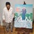 Original Lorenzo Scott Oil Painting "Donald Trump Done Torn the White House Down". For Sale - Image 14 of 16