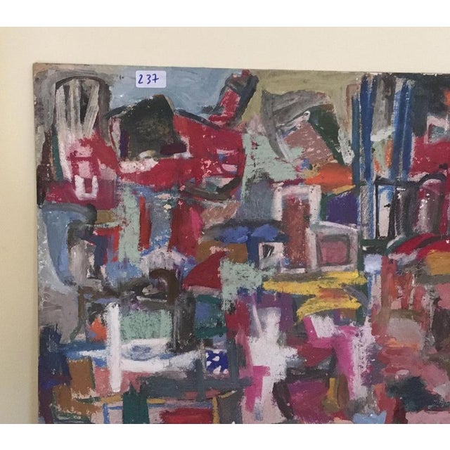Ermete Lancini, Abstract Composition, 1960, Painting For Sale - Image 4 of 18