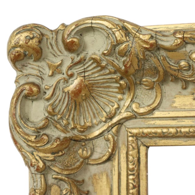Baroque-Style Picture Frame in Pine For Sale - Image 12 of 16