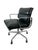 Designed by Ray and Charles and manufactured by Herman Miller, these Management Height Black Leather Soft Pad chairs...