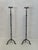 Vintage Brutalist Iron Floor Candleholders, Set of 2 For Sale - Image 10 of 10