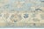 Modern Hand-Knot Oushak Style Light Blue & Soft Earth Tone Floral Wool Area Rug For Sale - Image 4 of 12