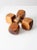 French Country Vintage Wooden Hand Weights For Sale - Image 3 of 10
