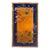 1920s Orange and Blue Floral Vintage Chinese Art Deco Wool Rug | 2'05" X 4'02" For Sale