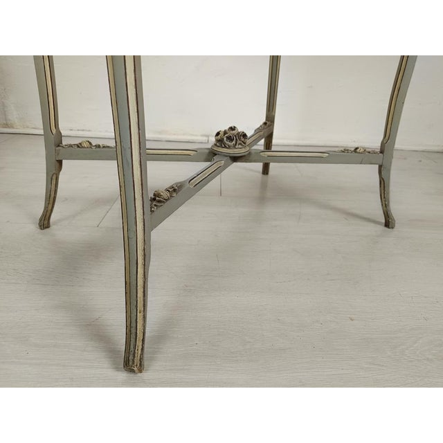 Art Nouveau Patinated Side Table, 1890s For Sale - Image 14 of 18