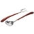 Mid-Century Mexican Sterling Silver and Wood Salad Servers For Sale