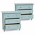 Mid 20th Century Pair of Thomasville Impressions Three-Drawer Nightstands For Sale - Image 5 of 6