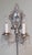 Pair of 1930s Art Deco Silvered & Crystal Wall Sconces For Sale - Image 10 of 17