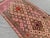 2000 - 2009 Afghan Kilim Accent Rug, Handwoven Wool, 3x6, Brown & Pink For Sale - Image 5 of 10