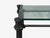 Black Giacometti Style, Console Table, Forged Metal, Glass, Usa, 1970s For Sale - Image 8 of 15
