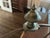 Metal 1980s Asian Pewter and Brass Urn Table Lamp For Sale - Image 7 of 10
