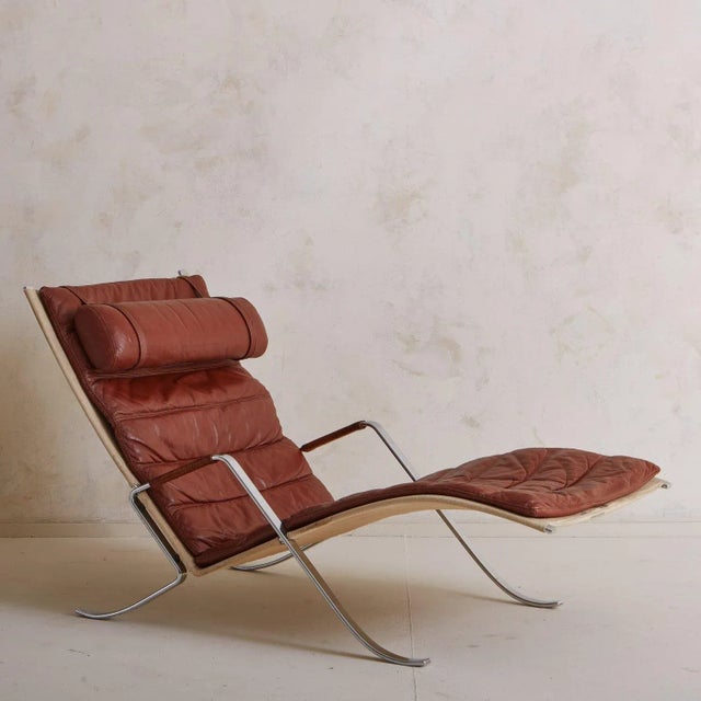 Iconic + Rare 'Grasshopper' Chaise Lounge by Preben Fabricius + Jørgen Kastholm for Kill International For Sale - Image 13 of 13