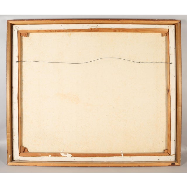 Mid 20th Century John Ash (British, 1926-1999) Snowy Urban Scene, Oil on Canvas For Sale - Image 9 of 9
