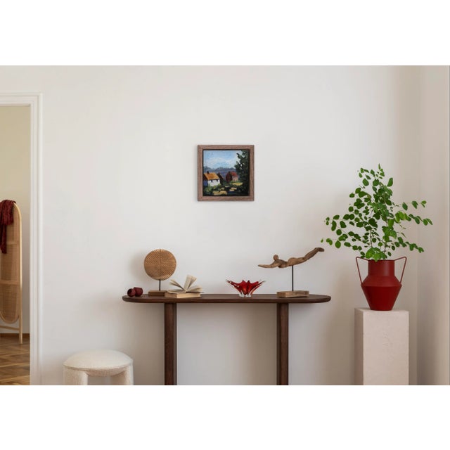 Green Modern Contemporary Oil Painting Original For Sale - Image 8 of 8