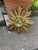 1950s French Petite 11" Giltwood Sunburst Wall Mirror For Sale - Image 13 of 18