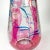 Mid-Century Modern Crackle Glass Enameled Botanical Design Decanter Bohemia, 1950s For Sale - Image 3 of 9