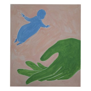 Waleria Matelska, Landing, 2026, Acrylic on Paper For Sale