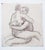 Couple is an original drawing in pencil realized by an unknown artist of the XX century. Sheet dimension: 39 x 38 cm Very...